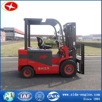 Carretó elevador elèctric petit de 4 rodes